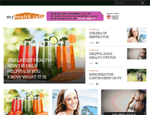 Tablet Screenshot of myhealthtalk.net